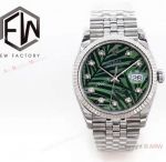 Cla.3235 Rolex Datejust 126234 36mm Watch Palm Dial with Diamonds